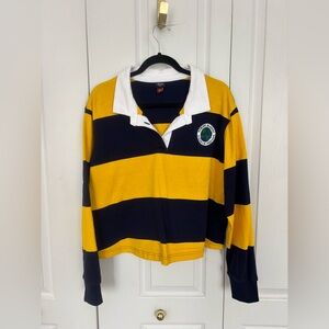 Rowing Blazers Navy and Yellow Rugby Shirt